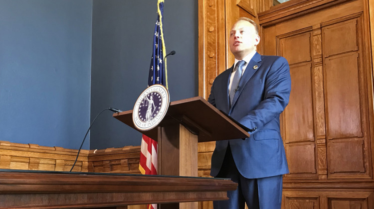 Indiana Solicitor General Tom Fisher says the agreement’s indefinite nature conflicts with state statute. - Drew Daudelin/WFYI