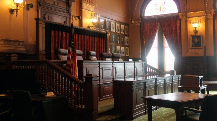 According to an order from the Indiana Supreme Court, judges hearing eviction cases in the state must inform the landlord and tenant of pre-eviction resources. - Lauren Chapman/IPB News