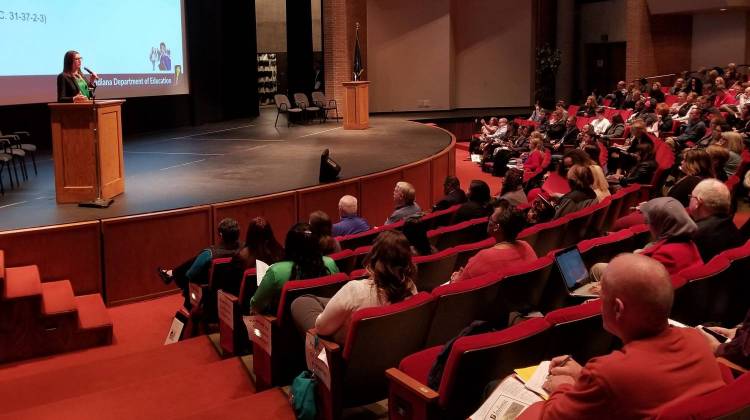 Education professionals from across the state gathered in Indianapolis this week to learn more about homeless children and youth. - Jeanie Lindsay/IPB News