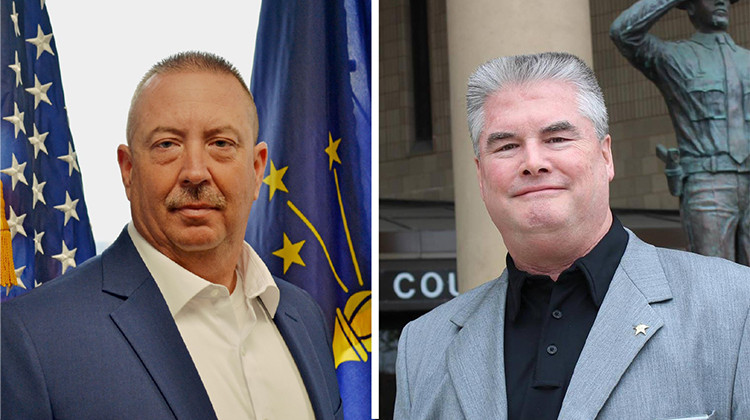 Republican Randall Swindle and incumbent Democrat Kerry Forestal are running for Marion County Sheriff. - provided photos