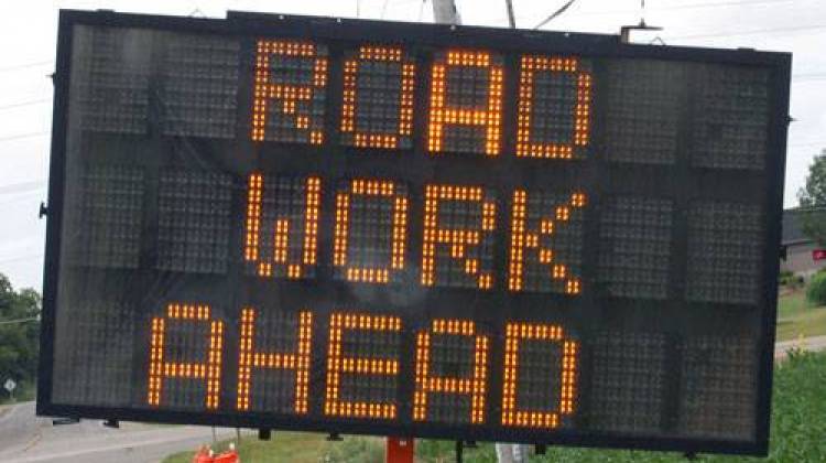 INDOT encourages drivers to slow down, exercise caution and drive distraction-free through all work zones. - Stock photo