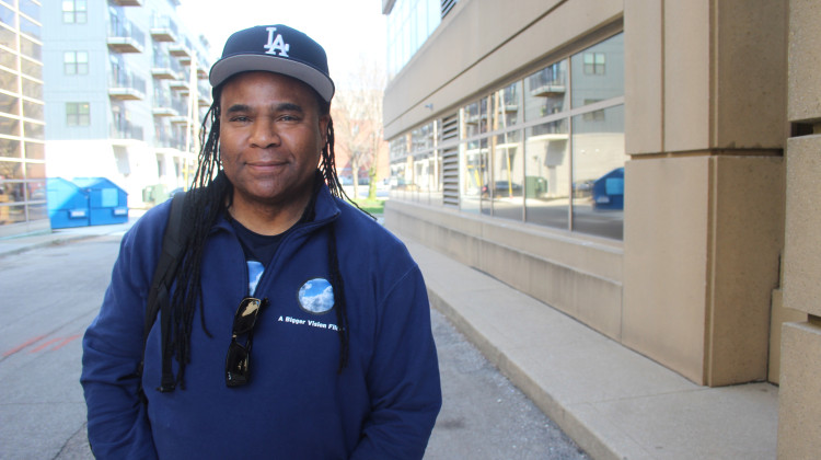 Indianapolis documentary filmmaker Don Sawyer has a new movie exploring solutions to homelessness. - WFYI News / Ben Thorp