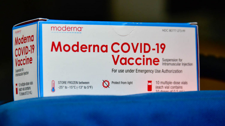 Any fully vaccinated Hoosiers 18 and older can go to Our.Shot.IN.gov to register for a booster shot, as long as they are six months from their last dose of Pfizer or Moderna.  - Justin Hicks/IPB News