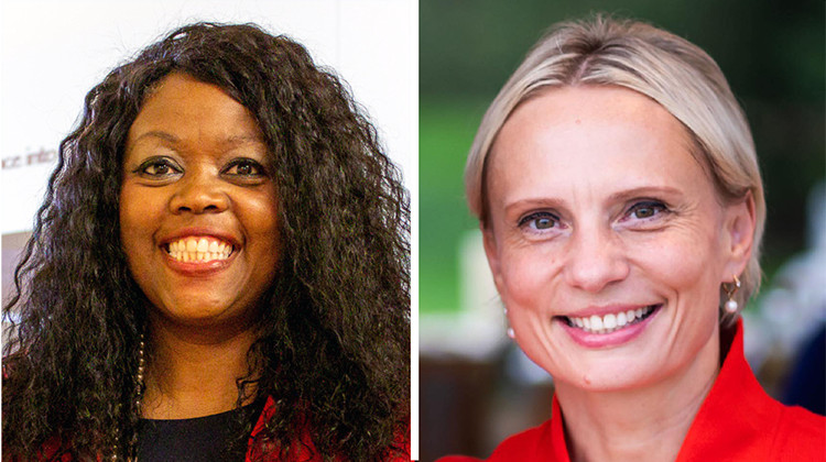 Democrat Jeannine Lee Lake and Republican incumbent U.S.  Rep. Victoria Spartz are running for the U.S. House District 5 seat. - provided photos
