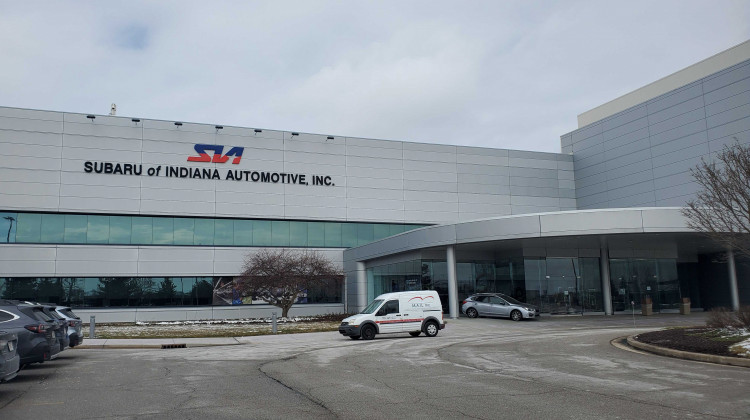 Subaru of Indiana Automotive facility in Lafayette. - Samantha Horton/IPB News