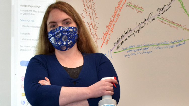 Crawfordsville High School teacher Emily Race says coming up with ideas about what can help her cope with pandemic-fueled stress feels like another task on a never-ending list of things to do.  - Provided by Emily Race