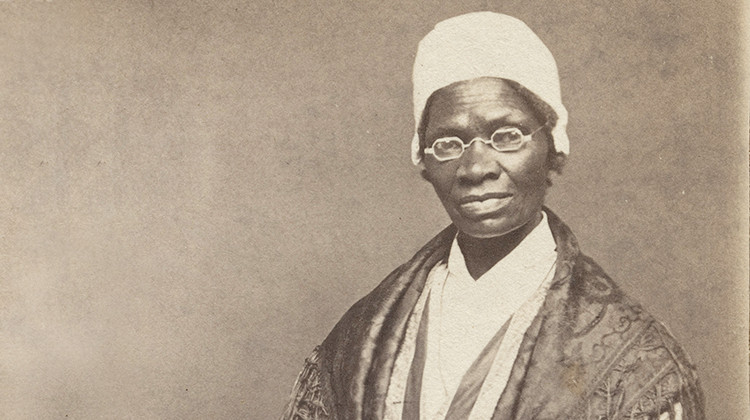 Sojourner Truth escaped slavery and campaigned for abolition as well as women’s rights. She spoke in 1861 in Angola, the Steuben County seat. - National Portrait Gallery/Smithsonian
