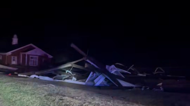 Multiple tornadoes barrel through Illinois and Northwest Indiana, causing at least two deaths