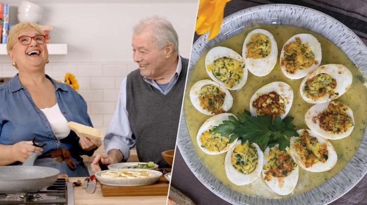 Making Eggs Jeannette with Jacques Pépin