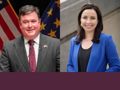 2024 Indiana Attorney General Candidates: Todd Rokita (R) and Destiny Scott Wells (D)