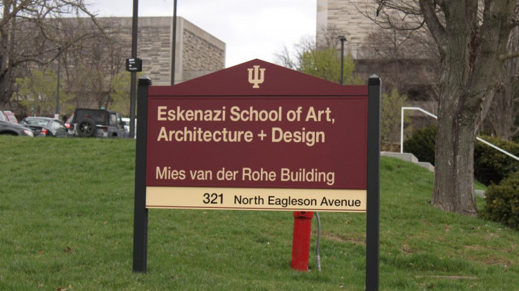 The Mies van der Rohe is the newest building for the Eskenazi School of Art, Architecture + Design. - Cali Lichter/WFIU-WTIU News