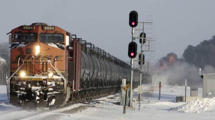 Train Derailment In North Dakota Causes Explosion, Fire