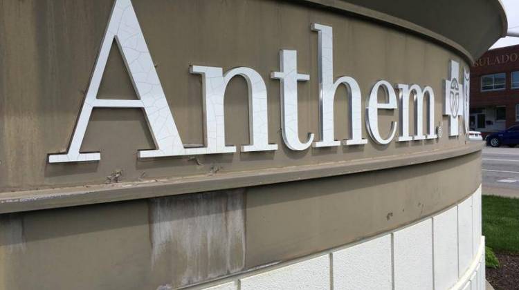 Indianapolis-based Anthem Inc. runs Blue Cross Blue Shield plans in several states. - FILE: Sarah Fentem/Side Effects Public Media