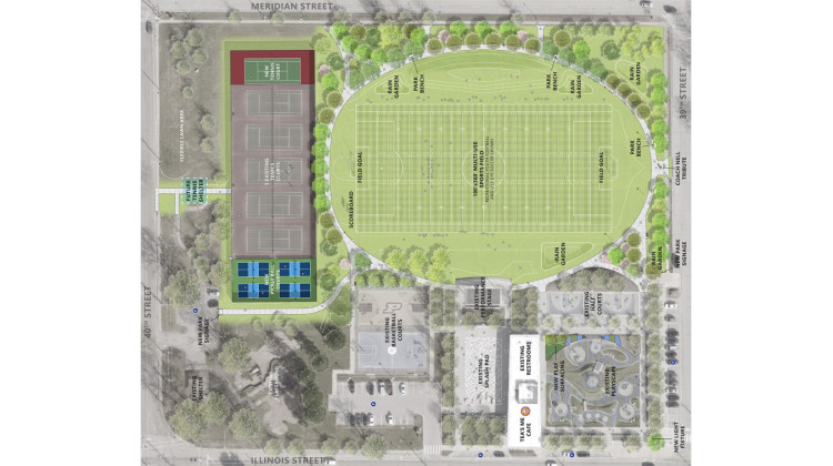 City breaks ground on Tarkington Park improvements, named for beloved football coach