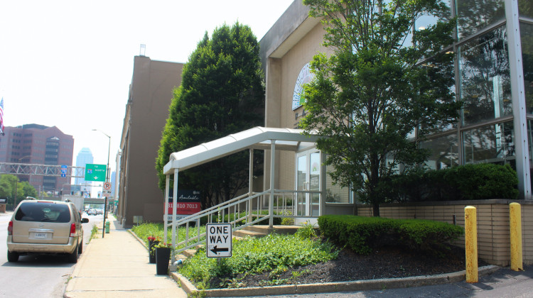 The PACE building, which moved to the near Northside last year, sits on Meridian St. in Indianapolis on June 12, 2025. - Farrah Anderson / WFYI