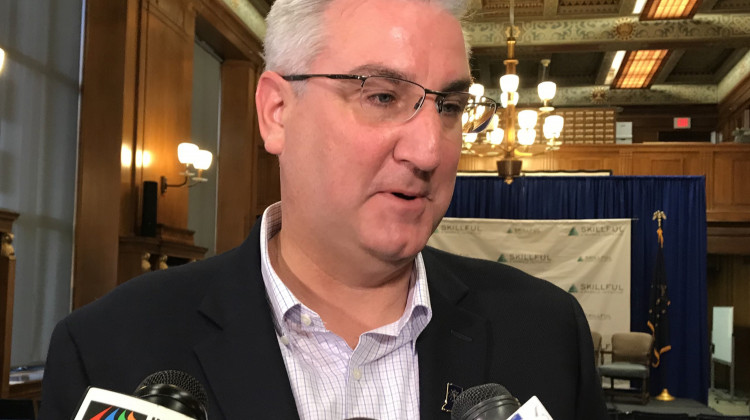 Gov. Eric Holcomb acknowledges the state needs to help foster parents more. - Brandon Smith/IPB News