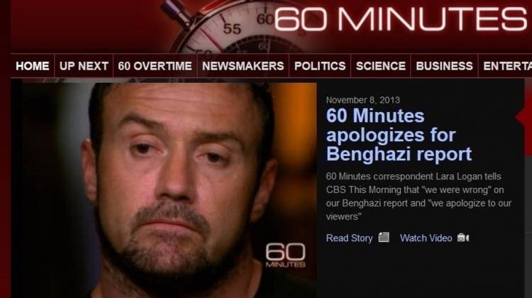 '60 Minutes' Apologizes For Benghazi Report: 'We Were Wrong'