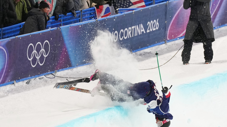 Indiana's Nick Goepper knocked out of bronze medal on final run of Olympic freestyle halfpipe