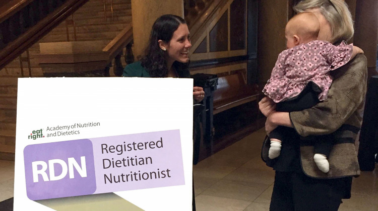 Dietitians meet at the Indiana Statehouse.  - Jill Sheridan/IPB News