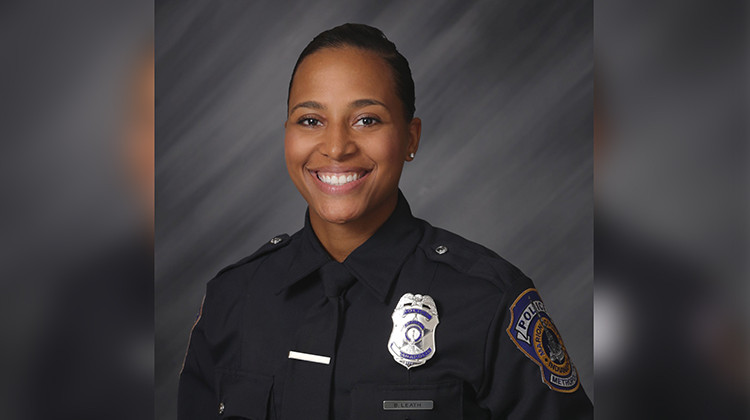 IMPD Officer Breann Leath, 24, was fatally shot Thursday, April 9 while responding to a domestic violence call. - Indianapolis Metropolitan Police Department