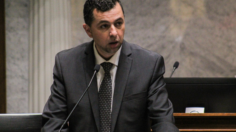 Sen. Fady Qaddoura (D-Indianapolis) raised concerns about the Aged and Disabled waiver waitlist. He said he’s concerned that people who are deemed medically eligible for waiver services may be forced to wait just because of a budget limitation. - Brandon Smith / IPB News