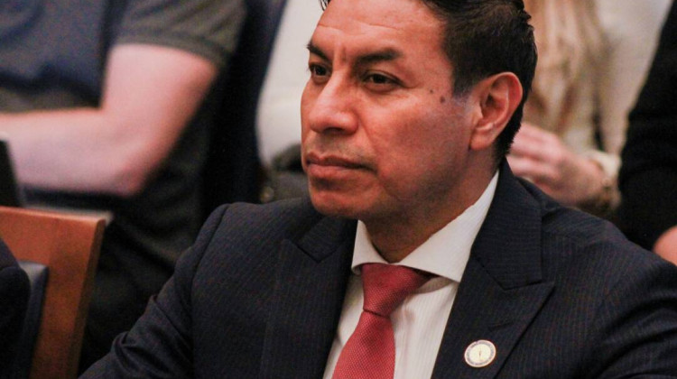Indiana Secretary of State Diego Morales appeared before the State Budget Committee on June 18, 2025. - Brandon Smith / IPB News