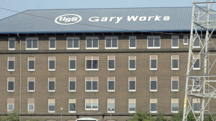 The Gary Works plant in northwest Indiana is U.S. Steel's largest steel manufacturing facility. - Alan Mbathi / IPB News