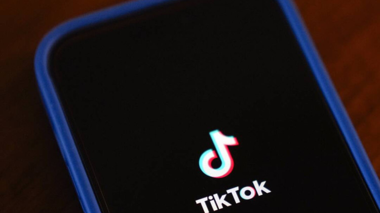 The TikTok app logo is shown on an iPhone on Friday, Jan. 17 in Houston. - Ashley Landis / AP