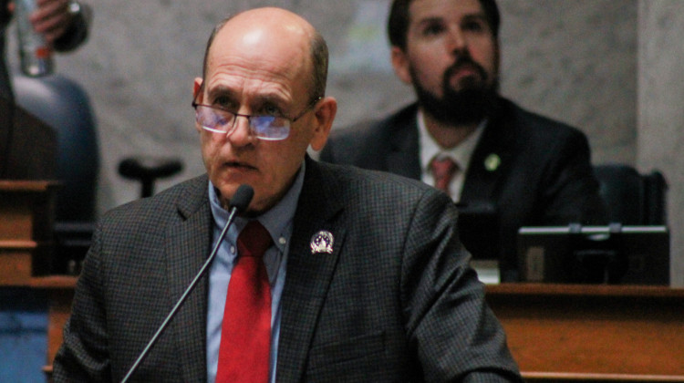 Sen. Gary Byrne (R-Byrneville) is the author of SB 287, which would force school board races in Indiana to become partisan.  - Brandon Smith / IPB News