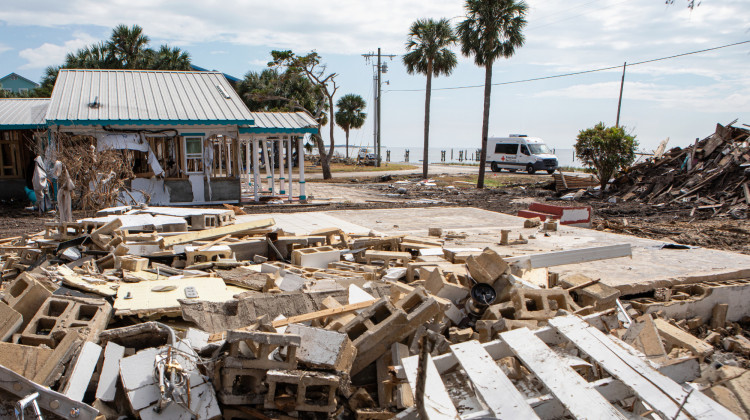 The Indianapolis branch of the American Red Cross announced that two volunteers drove an emergency response vehicle to North Carolina on Tuesday to provide relief for those dealing with the aftermath of the storm, which also struck five other southeastern states and caused over 120 deaths. - Marko Kokic / American Red Cross