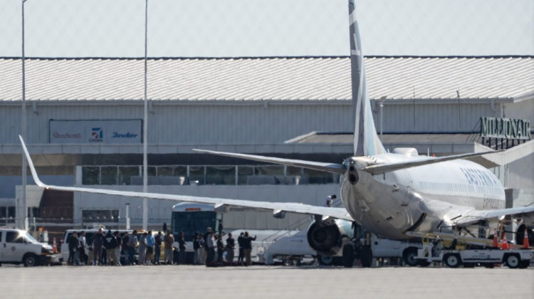 ICE quietly launched detainee flights out of Indianapolis airport