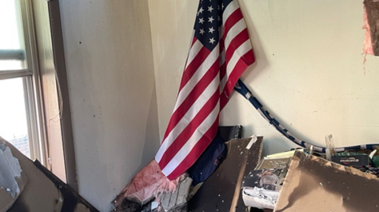 A transitional housing property for homeless veterans recently caught fire in Indianapolis and displaced 48 Indiana veterans. Officials say it could take months for those veterans to find permanent housing. - Photo provided by HVAF