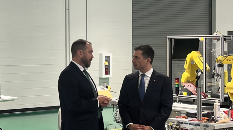 Transportation Secretary Pete Buttigieg visits Kokomo as part of Midwest automotive tour