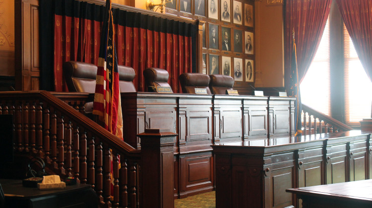 The Indiana Supreme Court must decide whether to accept a case that involves records potentially exempt from Indiana's Access to Public Records Act.  - Lauren Chapman / IPB News