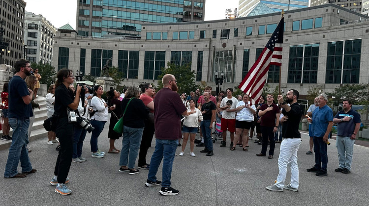 Indianapolis vigil for Charlie Kirk emphasizes faith, remembrance
