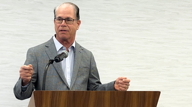 Gov.-elect Mike Braun said his decisive electoral victory gives him a "platter of opportunity" as he looks to tackle policy challenges that include property tax and health care reform. - Brandon Smith / IPB News