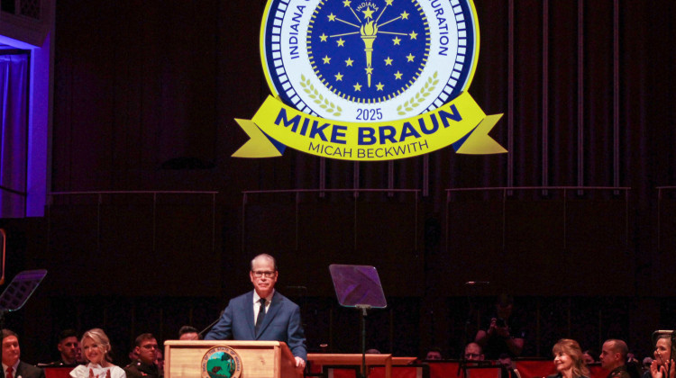 Mike Braun sworn in as governor; Micah Beckwith, Todd Rokita also take oaths of office