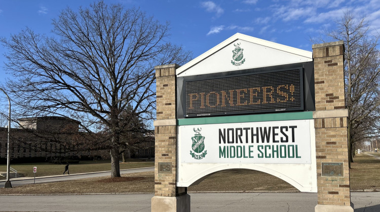 Northwest Middle School is one of seven middle schools directly managed by Indianapolis Public Schools. The school enrolled 623 students as of October 2024. - Eric Weddle / WFYI