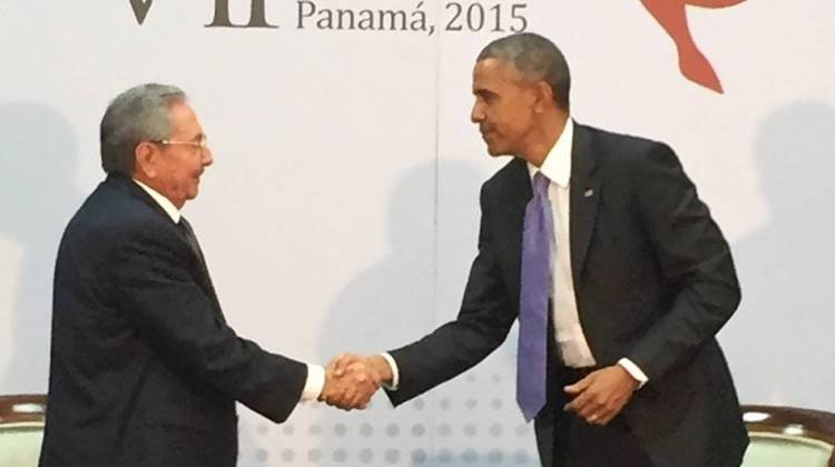 With A Handshake And More, Obama Shifts U.S.-Latin America Policy