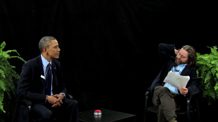 Obama Goes Between The Ferns To Talk With Zach Galifianakis