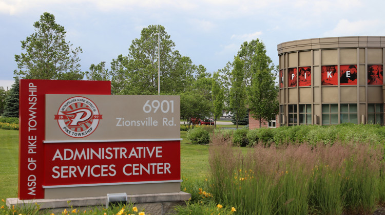 The MSD of Pike Township’s administrative office on the north east side of Marion County.  - Eric Weddle/WFYI