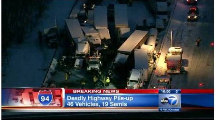 3 Dead In Indiana After Dozens Of Vehicles Involved In Pileup