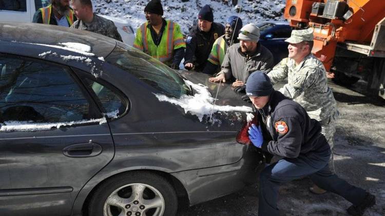 Last Cars Towed In Atlanta; Ice Is Gone, Traffic Is Moving