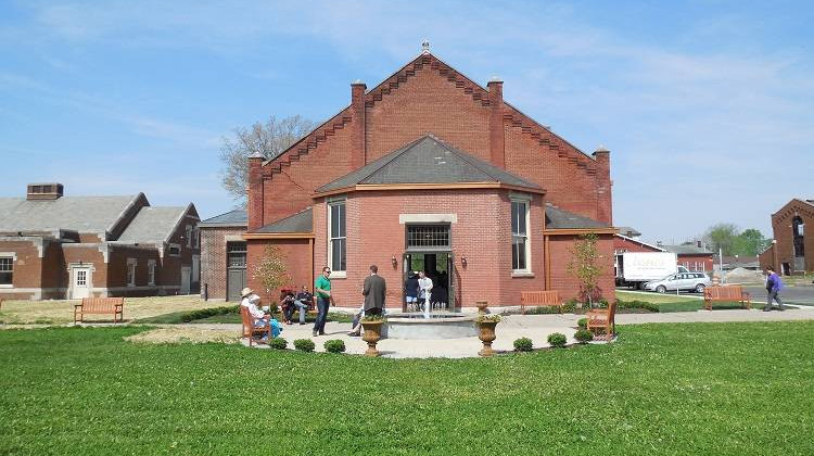 A number of historic Central State buildings were redeveloped in 2015 including a new event space in the old recreation hall. - Jill Sheridan / WFYI