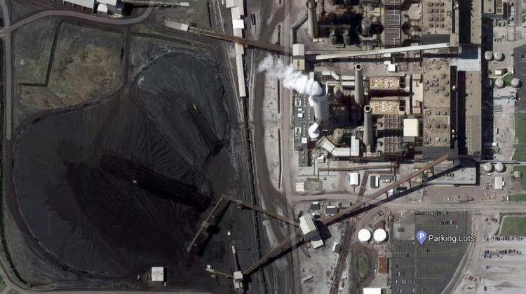NIPSCO had planned to close the R.M. Schahfer Generating Station coal plant this year, but said it was unable to do so due to supply chain shortages which prevented the company from adding more solar.  - Courtesy of Google Maps