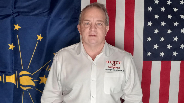 Rusty Johnson is a disabled veteran who wants to see VA reforms and an effort to reduce the national debt. He ran as a Republican two years ago for the same office.  - Courtesy of Rusty Johnson's campaign website.