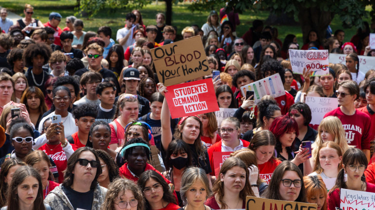 Indy students join nationwide rally for gun safety reform