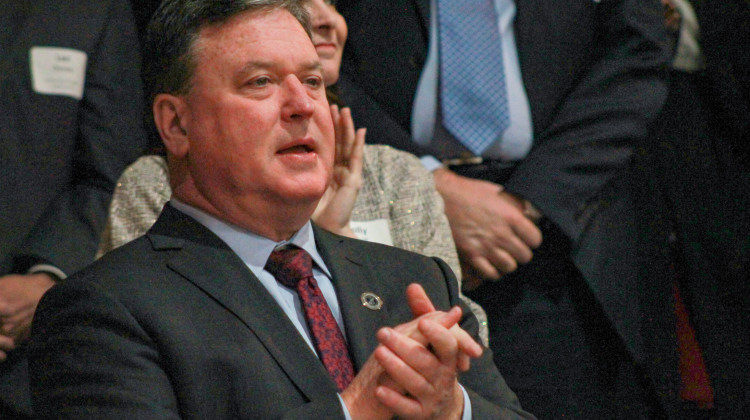 The General Assembly in 2024 gave Attorney General Todd Rokita's office authority to enforce a 2011 ban on sanctuary city policies. - Brandon Smith / IPB News