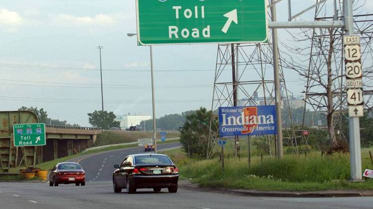 Automobiles enter the Indiana Toll Road from Indianapolis Blvd. in Hammond, Ind., on June 3, 2007. - AP Photo/Joe Raymond