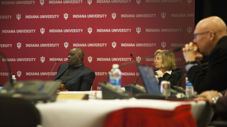 Indiana University's Board of Trustees revised policy to prohibit overnight expressive activity. After protests, criticism, public input and the launch of an ACLU lawsuit, the policy was revised in November 2024. - George Hale / WTIU